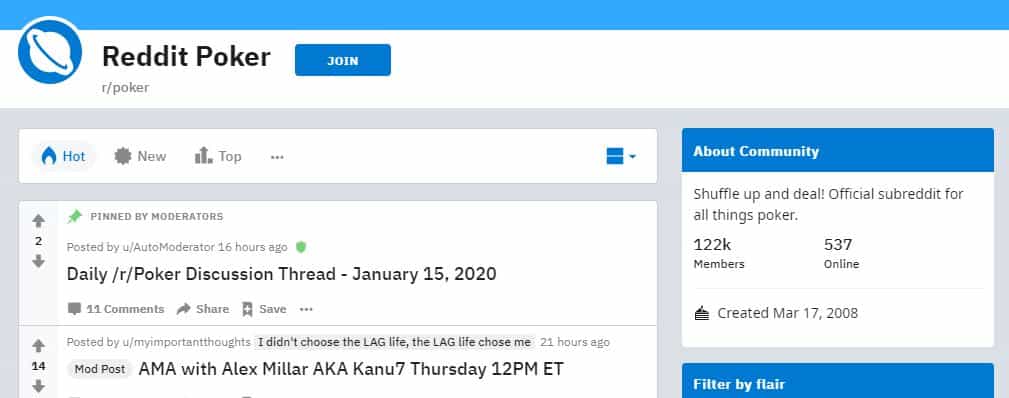 reddit poker forum