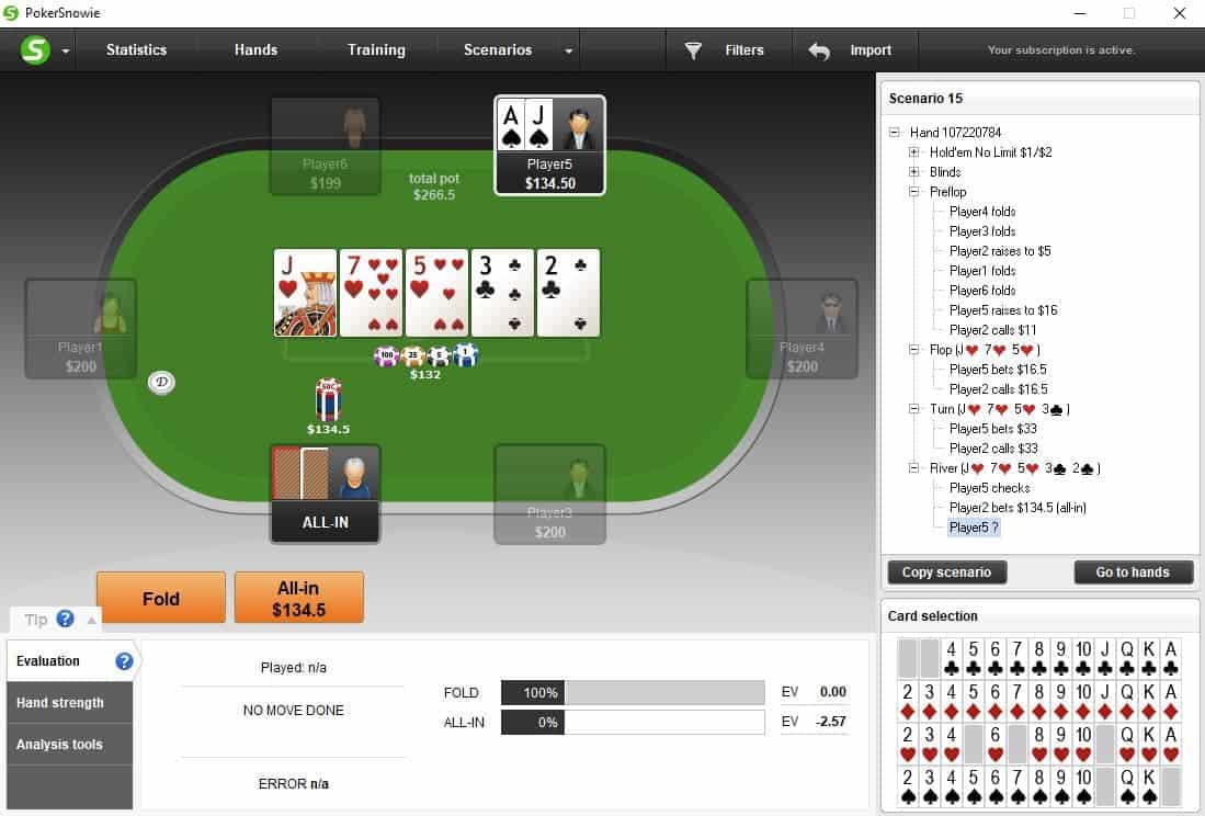 bluff catching hands tips