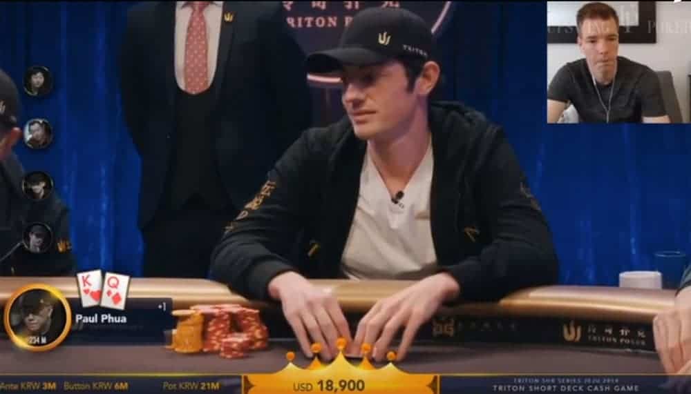 tom dwan in short deck poker game