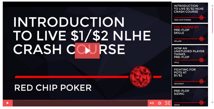 redchip poker live games course