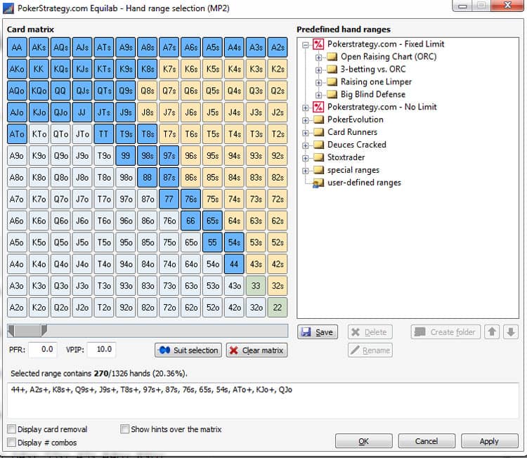 HJ poker position names strategy