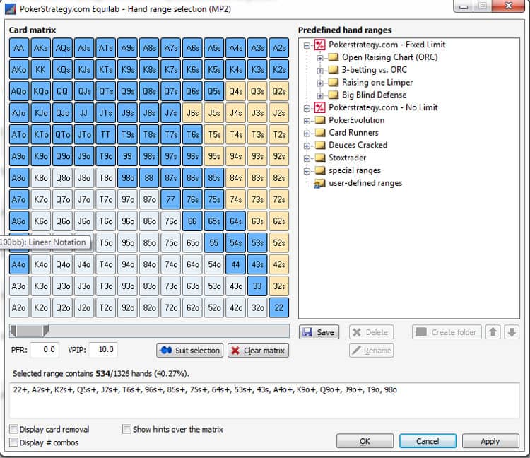 dealer poker position table