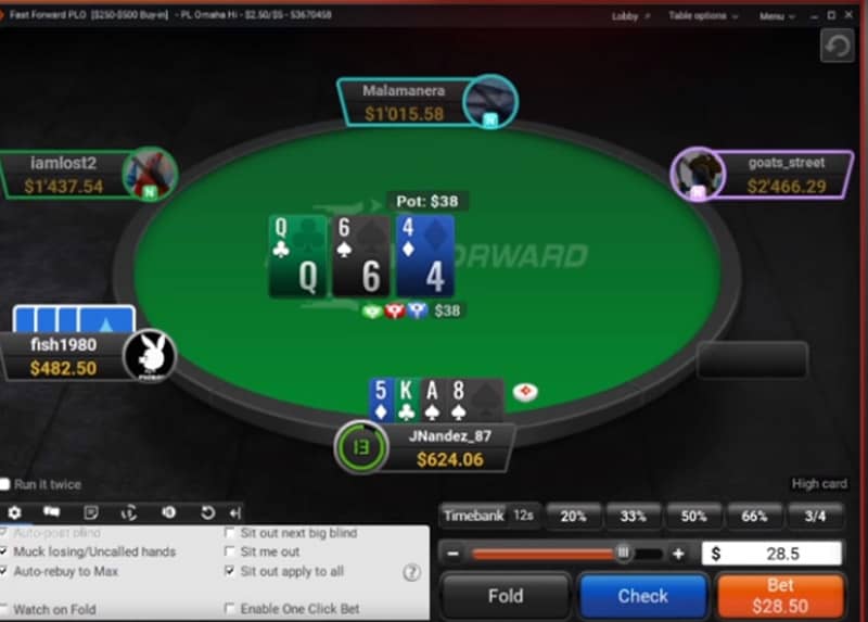 poker PLO positions