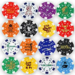 poker chip ball markers
