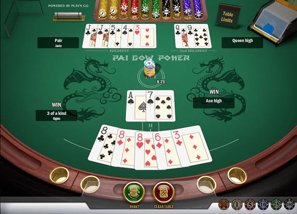 online casino pai gow poker