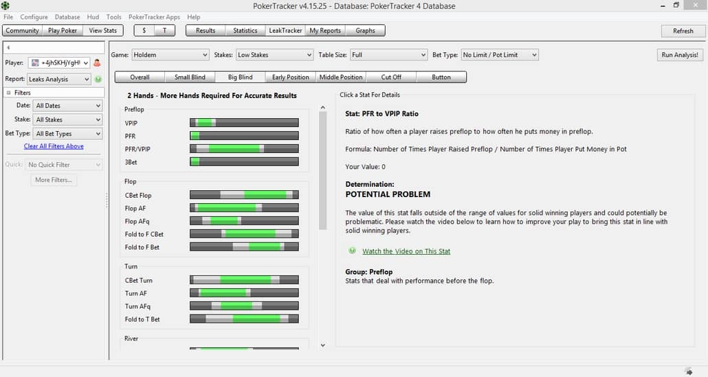 poker tracker 4 leak finder review