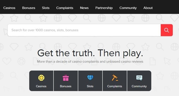 casino review sites complains