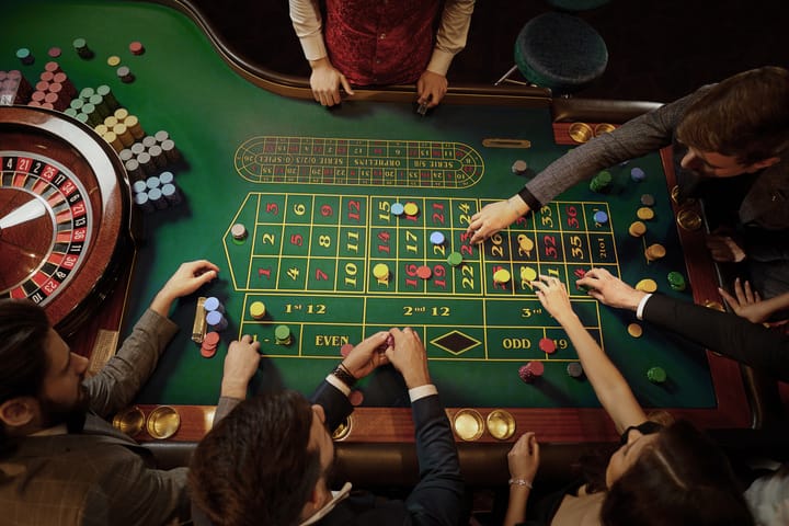 roulette table layout