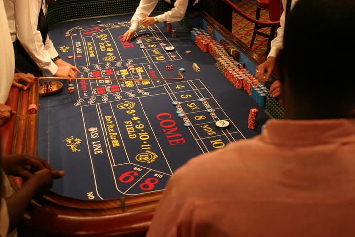 rules of craps for betting