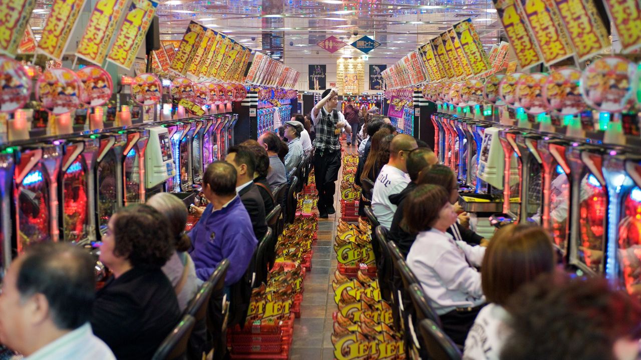 Pachinko Game in Japan