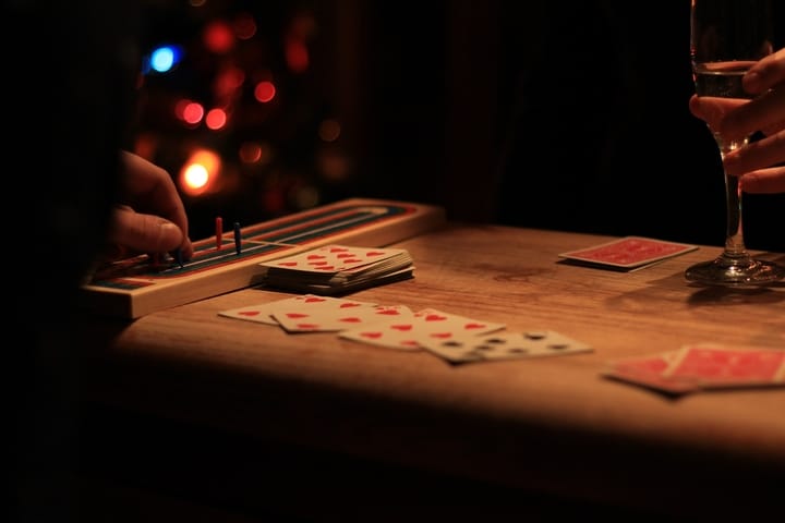 Cribbage card games for two people