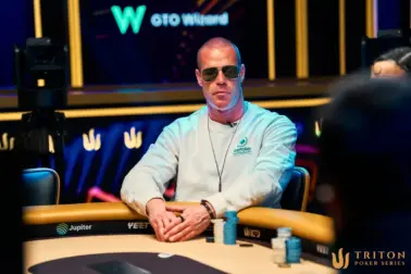 Patrik Antonius playing at the Triton Poker Series