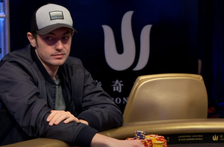 Tom Dwan playing in the Triton Poker Series