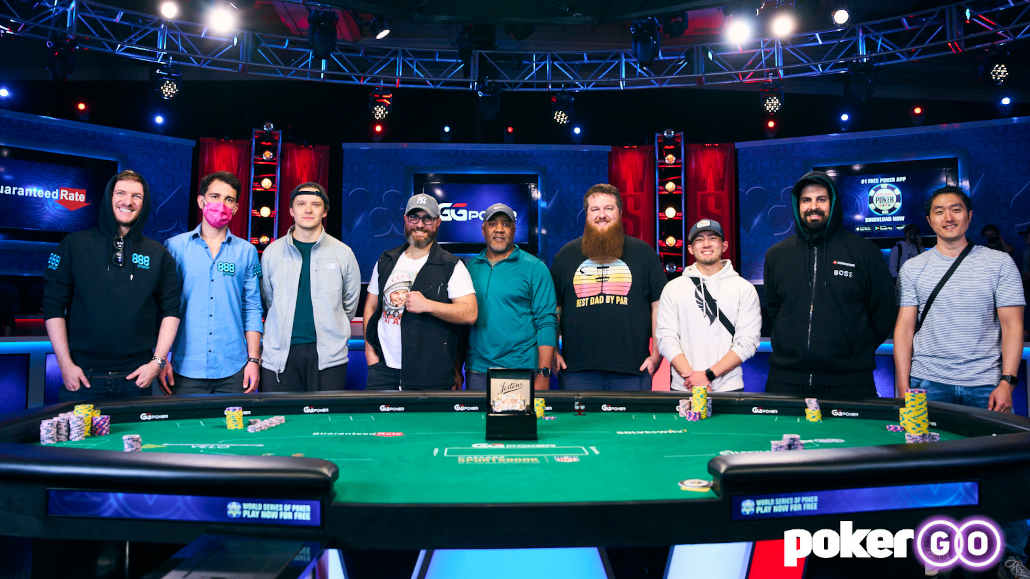 2021 Main Event final table