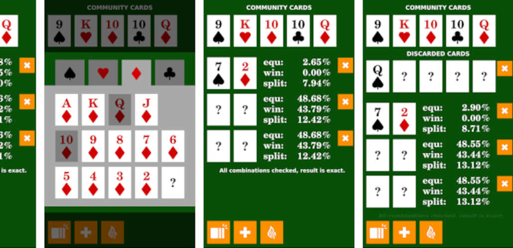 Free poker app - poker calculator