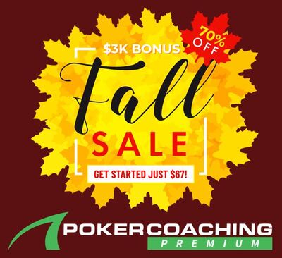 pokercoaching promo fall sale new