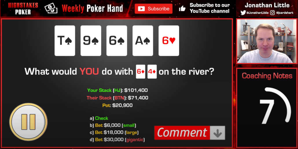 Negreanu high stakes bluff river