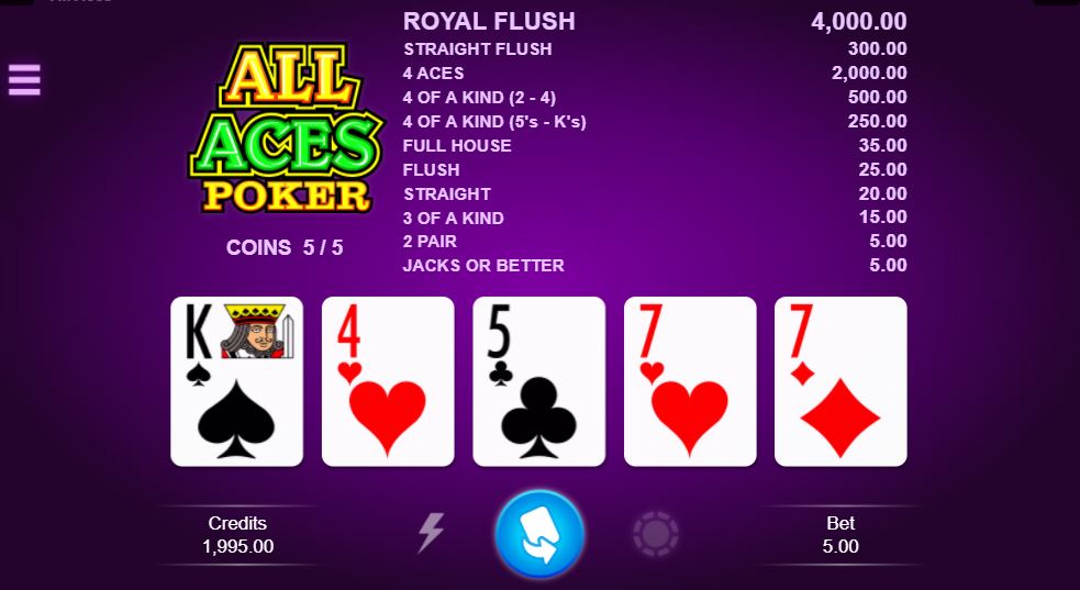 casino online real money video poker