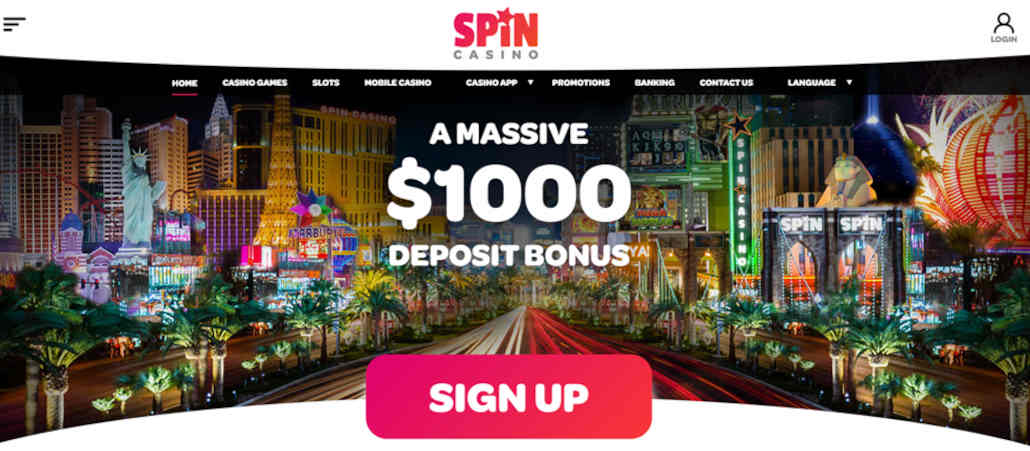 spin casino review bonus