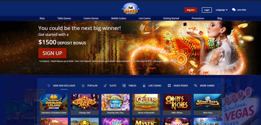 All slots casino bonus