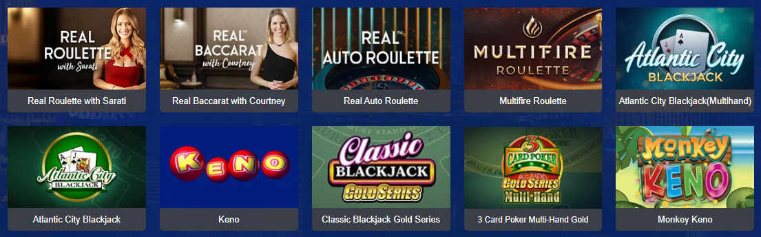 All slots casino table games