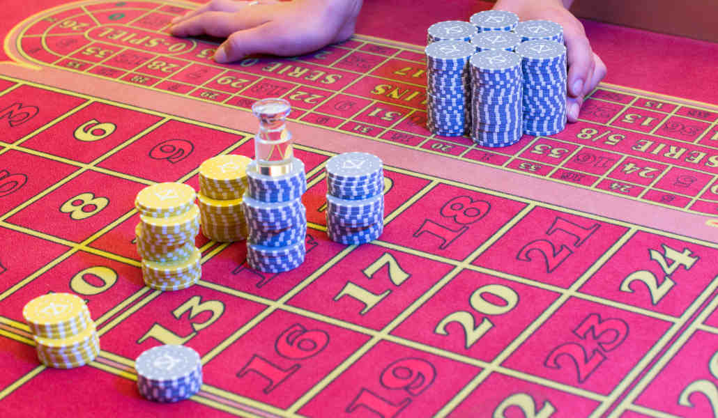 American roulette table