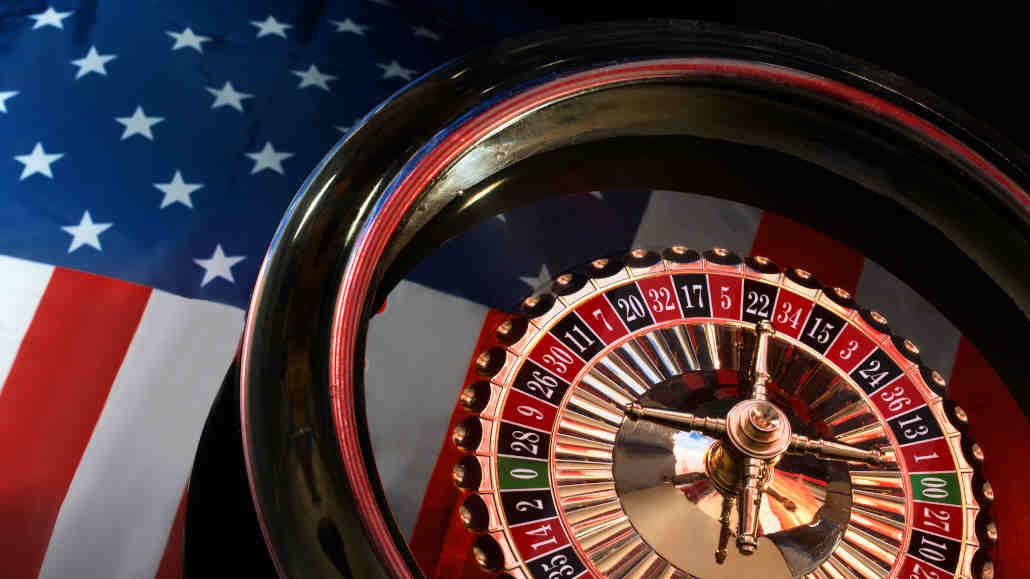 American roulette wheel