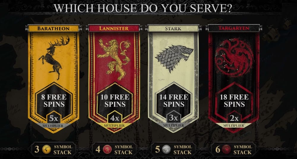 Game of Thrones Slot Online Bonuses