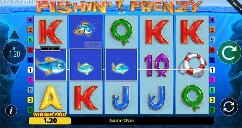 Play Fishin Frenzy Demo Slot Game For Free