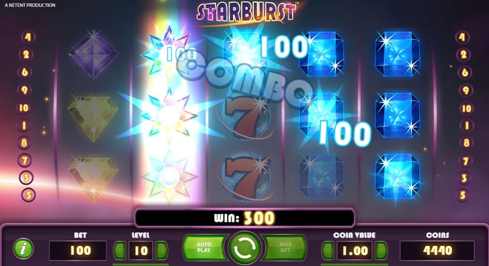 Starburst online slot bonuses