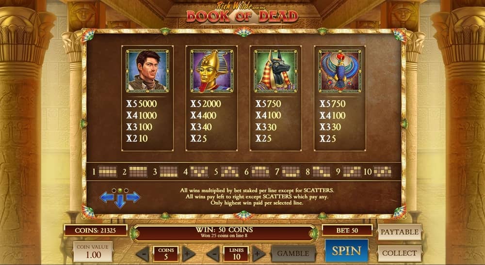 book of dead slot