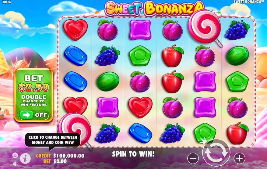 sweet bonanza casino game