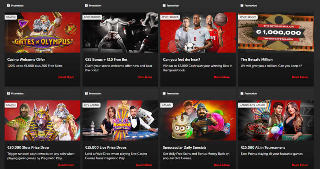 betsafe casino review promotions