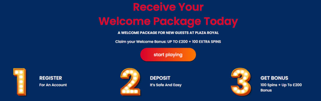 plaza royal casino welcome bonus