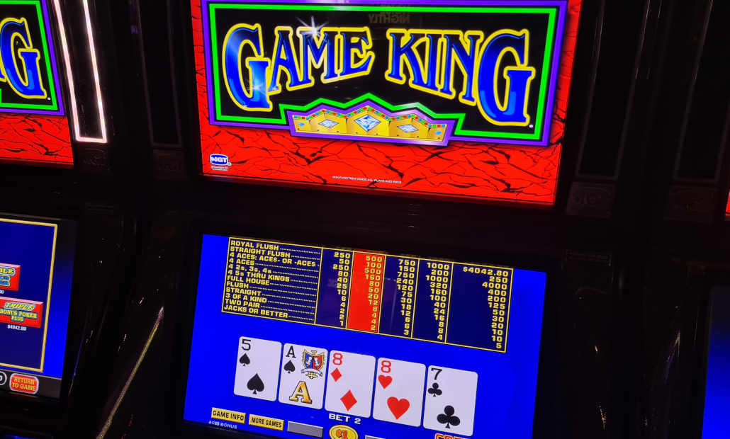 video poker language