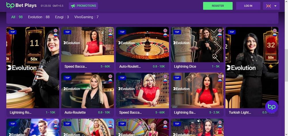 bet plays live dealer casino