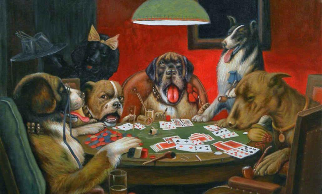 original dogs playing poker