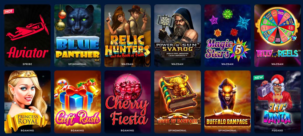 bluechip online casino games