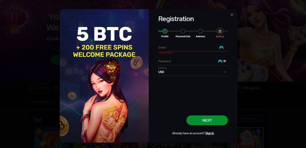 Join KatsuBet casino online