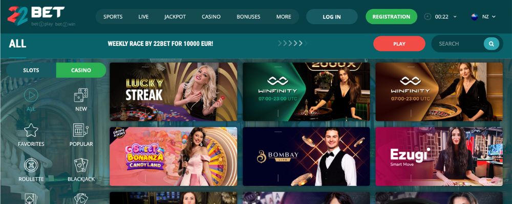 22Bet Casino – Best Online Gambling Sites