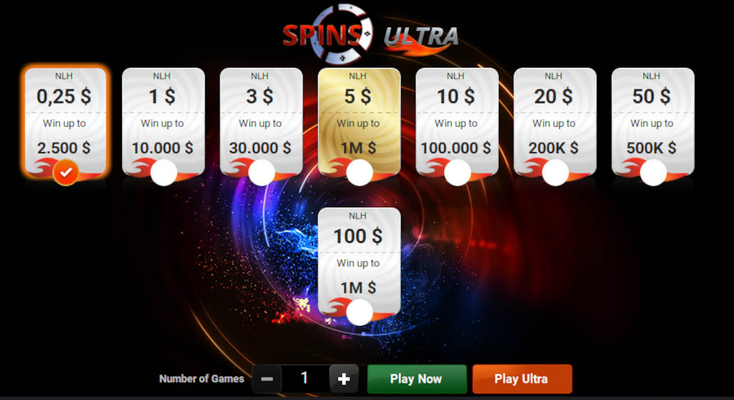 partypoker review spins