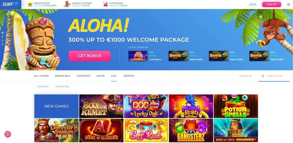 Surf Casino review