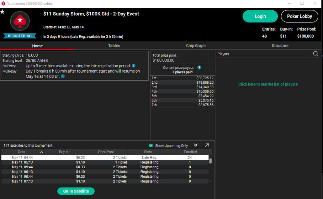 pokerstars may 2023 sunday storm