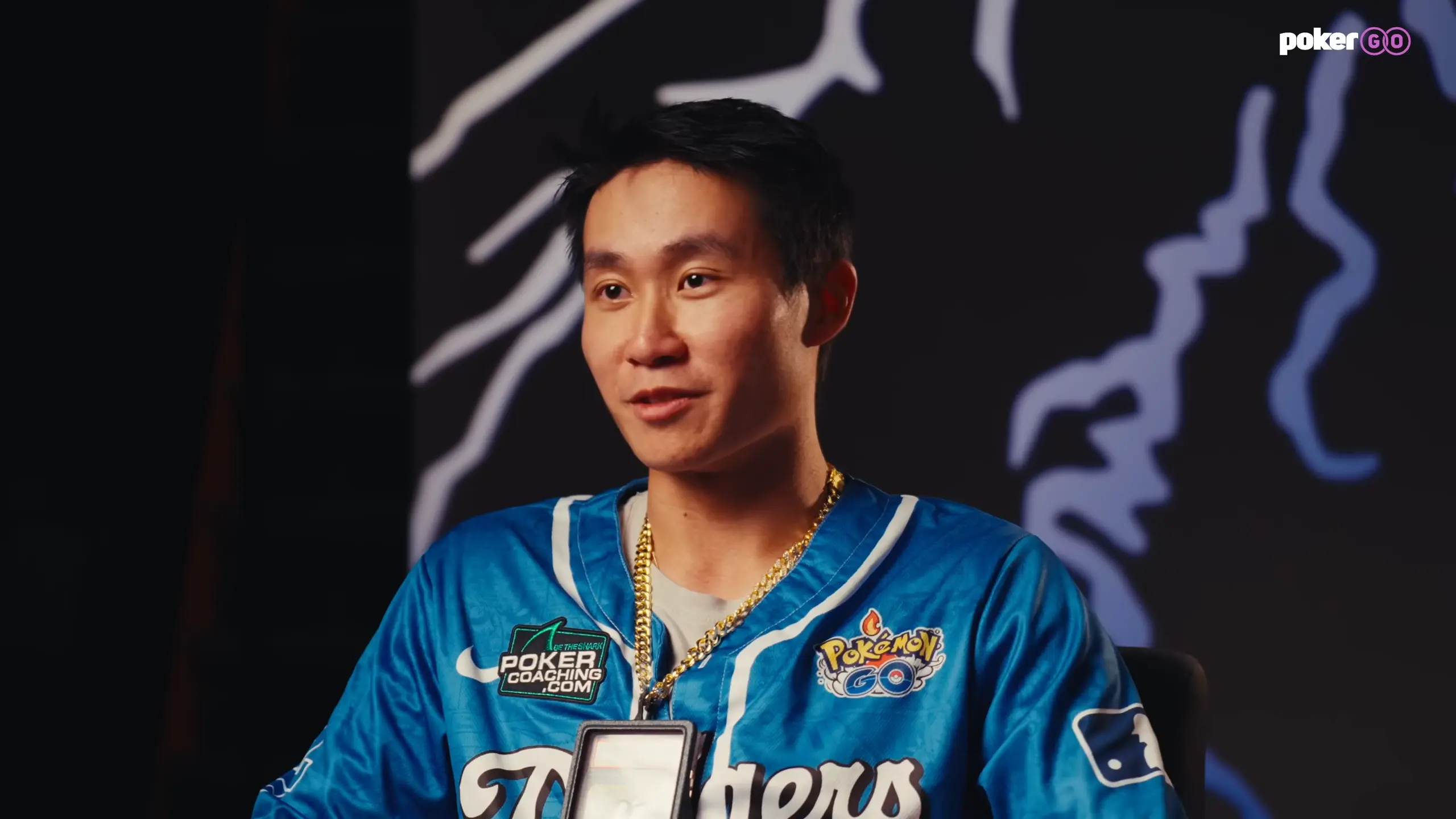 Ethan Yau in a PokerGO interview after winning his second WSOP Bracelet
