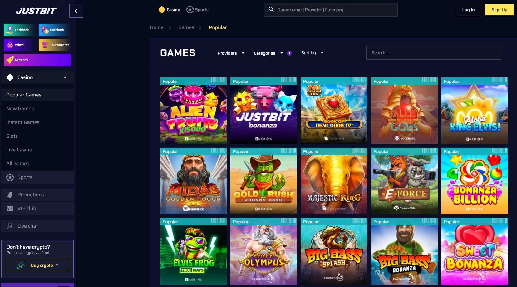 JustBit Casino Review