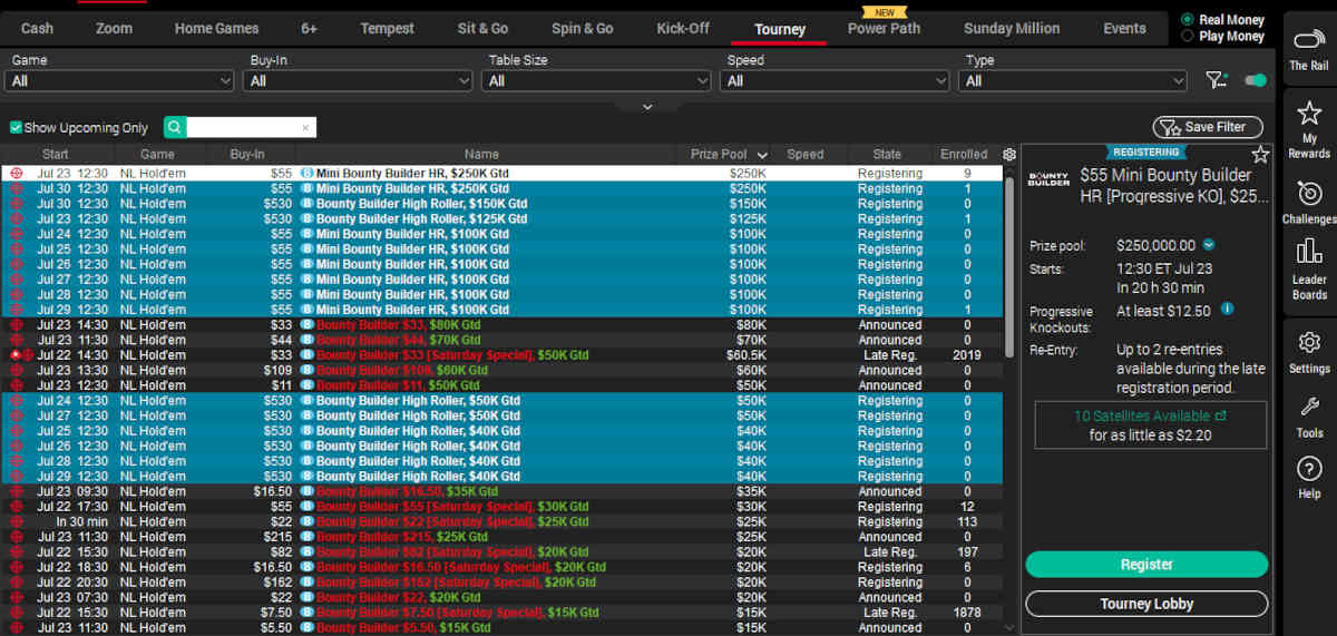 bounty builders on pokerstars