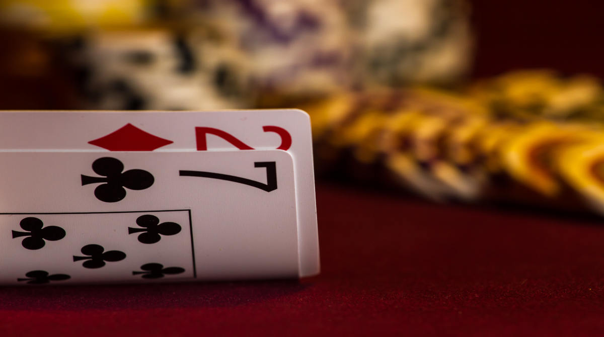 7-2 offsuit hand in poker