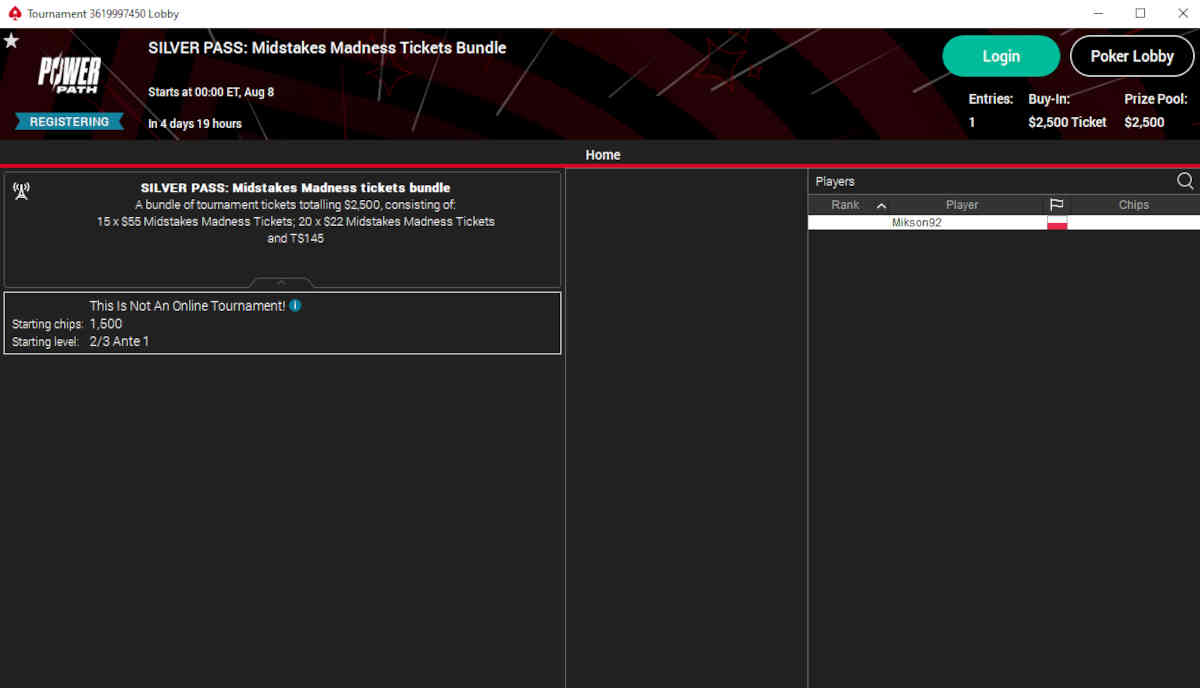 midstakes madness power path