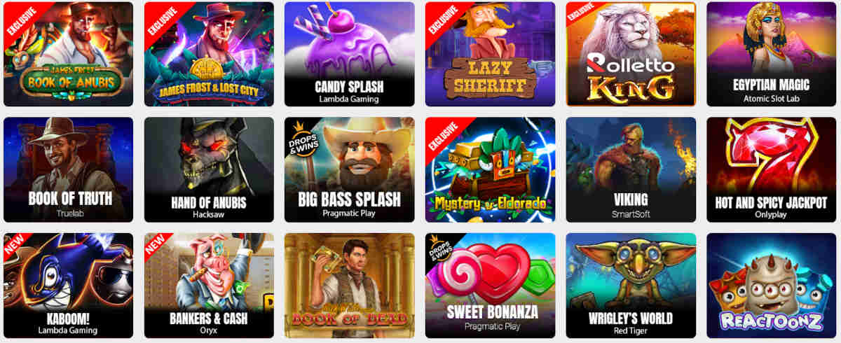 rolletto casino slots