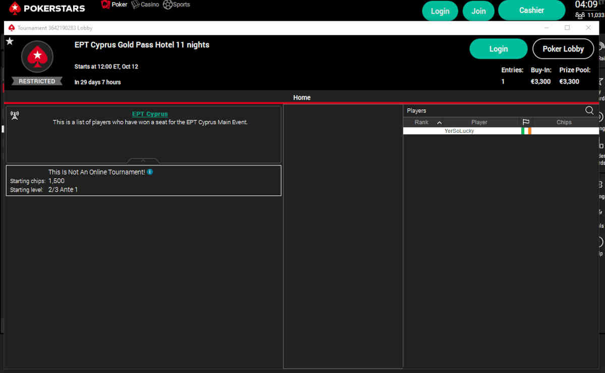ept cyprus by pokerstars